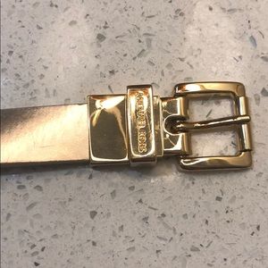 Rose gold Michael Kors belt